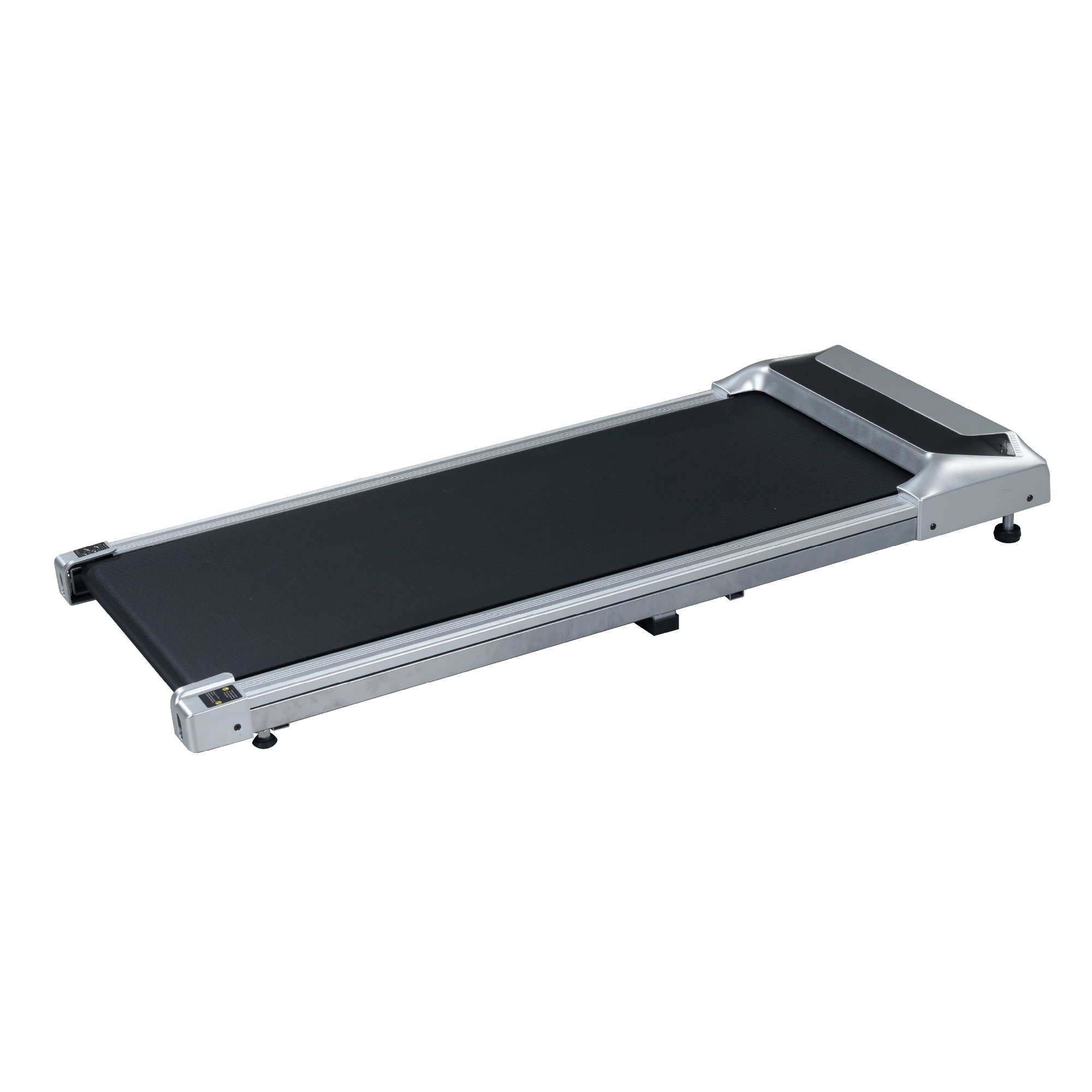2.5HP Under Desk Treadmill, Portable Walking Pad For Home & Office, Compact Running & Walking Machine With Remote Control, LED Display, Silver_voghion.com